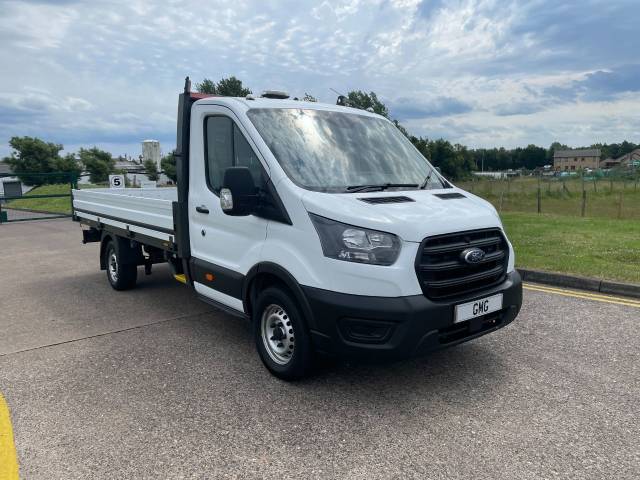 Ford Transit 2.0 EcoBlue 130ps Chassis Cab Dropside Diesel White